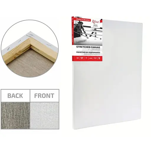 Подрамник Rosa 115×150 см модуль №1 мелкое зерно акрил лен