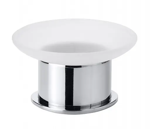 Мильниця Bemeta Omega вільностояча скляна 138108191, Білий - фото 1