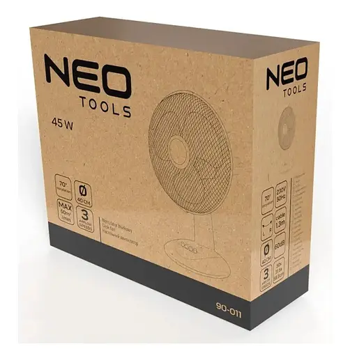 Настольный вентилятор Neo Tools 90011 40 см 45 Вт - фото 7