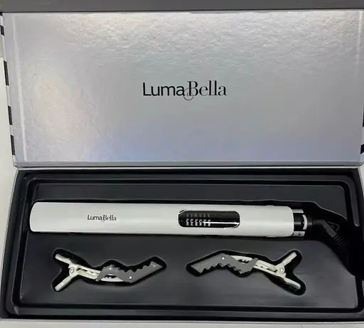 Випрямляч для волосся Luma Bella LB-65006 керамічні пластинки регулювання температури, швидке нагрівання до 230°С Білий - фото 3