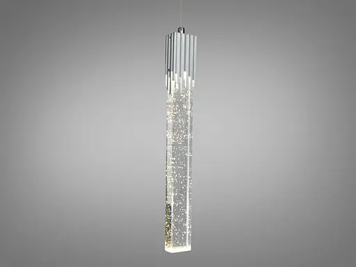 Унікальний, стильний LED підвіс в стилі Нордік, потужністю 5 Вт, хром - фото 1