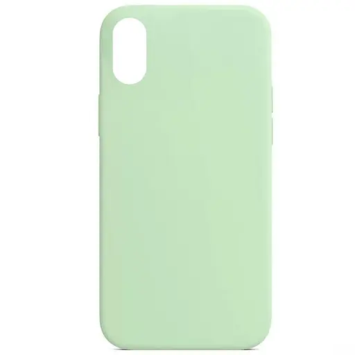 Чохол Epik Silicone Case Full Protective AA NO LOGO для Apple iPhone X/XS 5.8 Зелений/Pistachio