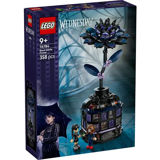 Конструктор LEGO Wednesday Квітка чорної жоржини 358 деталей (76784) - фото 1