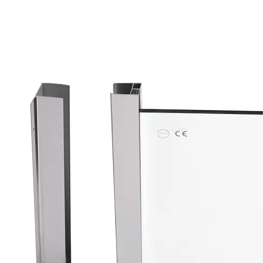 Душова кабіна Qtap Taurus CRM1011AC6 100x100 см, скло Clear 6 мм покриття CalcLess, без піддона, Хром, Універсальна, прозорий - фото 5