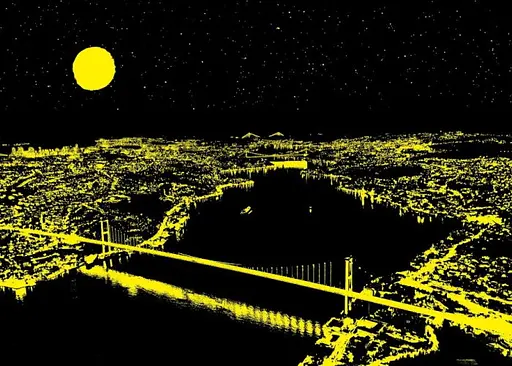 Пазл Art Puzzle Неоновая серия: Тройной мост Босфор 1000 эл. (5239) - фото 2