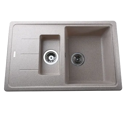 Гранитная мойка Globus Lux Izeo миндаль780x500мм-А0008 000008010, Терра - фото 1