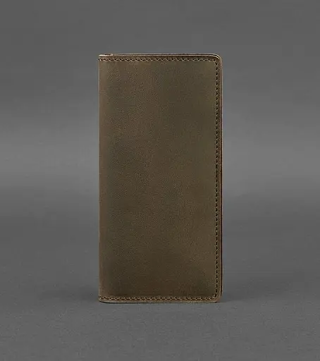 Шкіряне портмоне-купюрник 11.0 темно-коричневе - фото 1