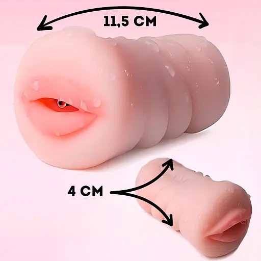 Мастурбатор Passion Gelugee Открытый ротик телесный (4821002029839) - фото 3