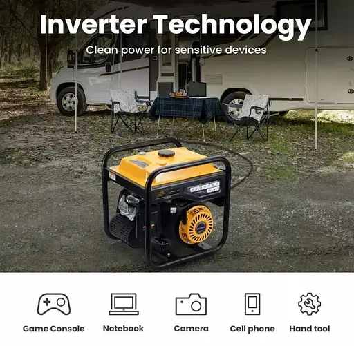 Генератор інверторний MaXpeedingRods 3.5 кВт, ручний запуск MXR4500i - фото 5