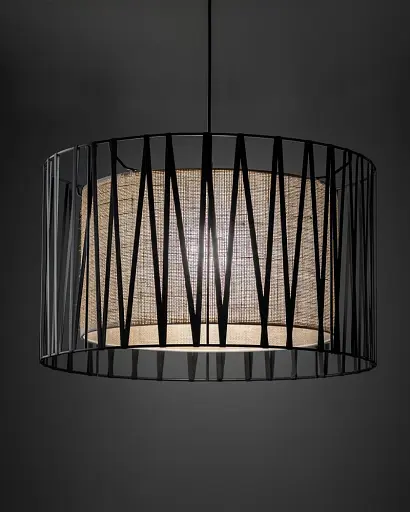 Підвісний світильник, люстра TK Lighting 4557 Harmony E27 3x15W IP20 коричневий - фото 3