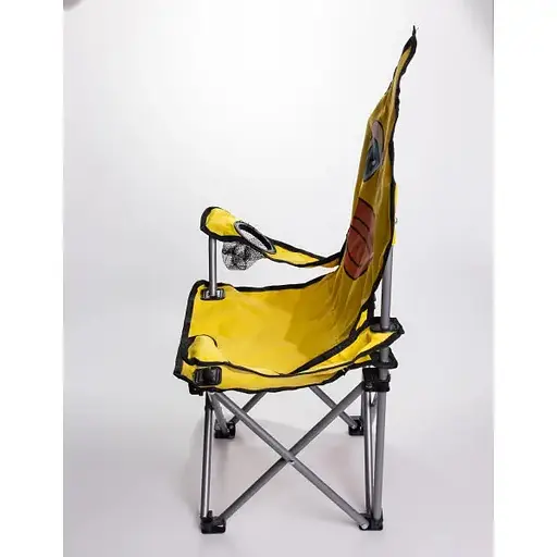 Детское кресло Lugi SJ-0065Y туристическое складное 34х58х65 см желтое - фото 2