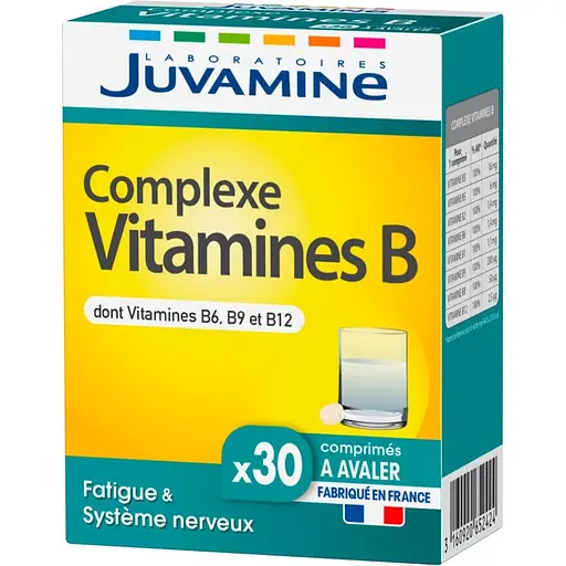 Комплекс вітамінів Juvamine Complex Vitamines B 30 капсул