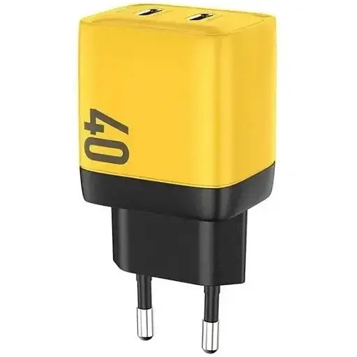 Зарядное устройство для Veron TC-35 Home Charger 35W GaN 2 выхода с дисплеем - фото 1