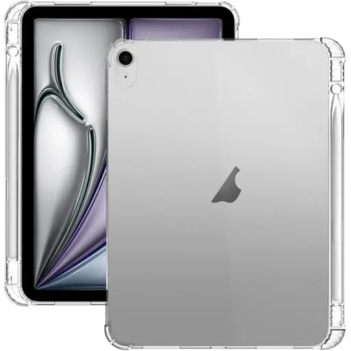 Чохол-накладка CDK для Apple iPad Air 11" M3 2025 Silicone Corner Air Bag Слот під Стілус (017974) clear