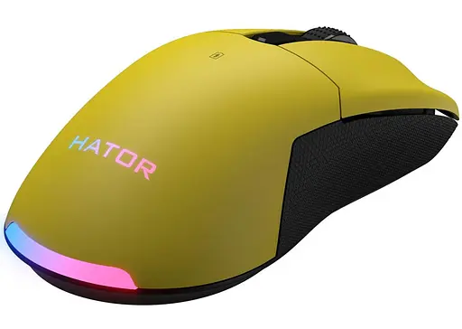 Беспроводная мышь HATOR Pulsar 2 PRO Wireless Yellow (HTM-532) Б/у - фото 2