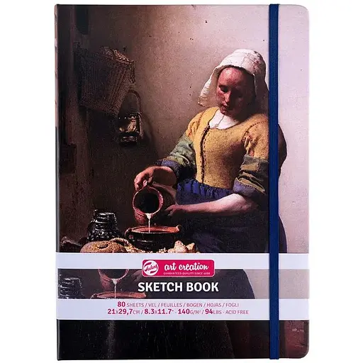 Блокнот для графіки Royal Talens Art Creation А4 140г/м2 80л Молочниця Ян Вермер - фото 2