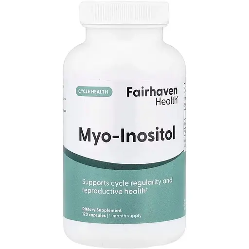 Міо-інозитол Fairhaven Health Myo-Inositol, 120 капсул для підтримки гормонального балансу