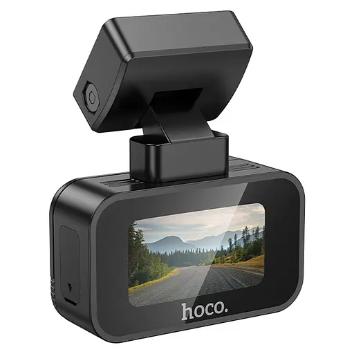 Відеореєстратор Hoco DV10 Mini Screen Dashcam Black - фото 8