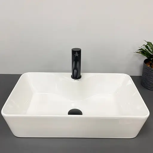 Умивальник VBI Forli L white накладний VBI-011103, Білий - фото 4