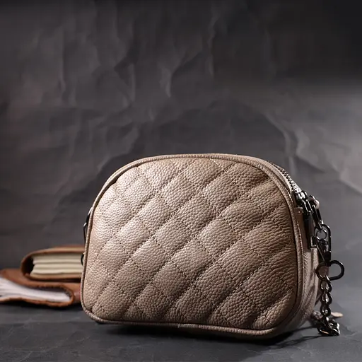 Кожаная сумка женская Vintage 19х14х6 см sum0024660 - фото 8