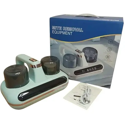 Умный очиститель от клещей Grand беспроводной с ультрафиолетовой стерилизацией и HEPA-фильтром зеленый