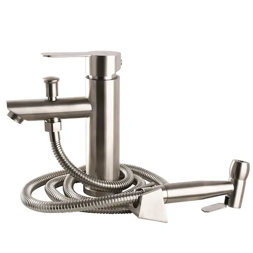 Змішувач з гігієнічною лійкою Globus Lux Alpen SBT2-106B 000025715, Нержавіюча сталь - фото 2