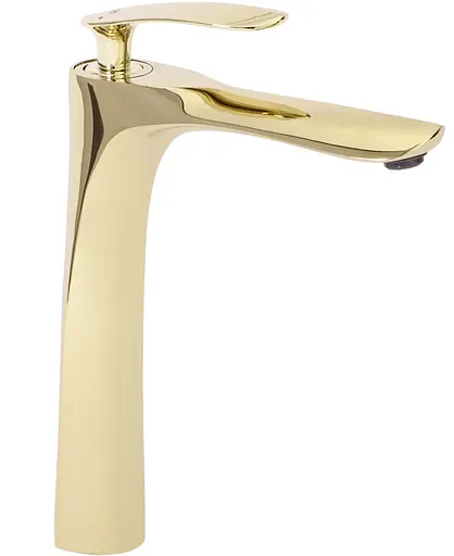 Смеситель для умывальника Rea Orbit высокий gold REA-B2051 Золотой - фото 1