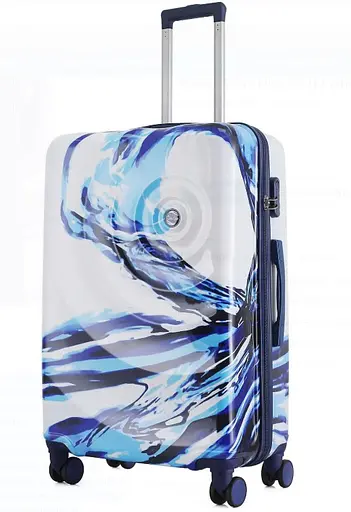 Валіза Semi Line 28" (L) White/Blue Print (T5653-3) (DAS302331) - фото 1