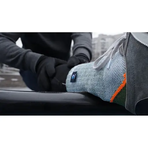 Носки водонепроницаемые Dexshell Terrian Walking Ankle (Зеленые) S - фото 2