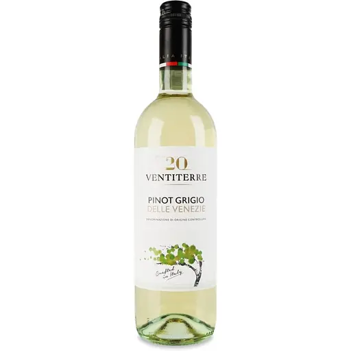 Вино Ventiterre Pinot Grigio Delle Venezie, біле сухе 0,75 л