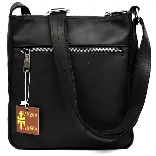 Мужская кожаная сумка через плечо TARWA 22х25.5х4 см sum0028332 - фото 2