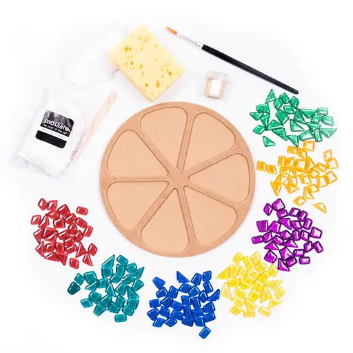 Набір для творчості скляна мозаїка Квітка Mosaaro MA2034, 2 рівень - фото 3