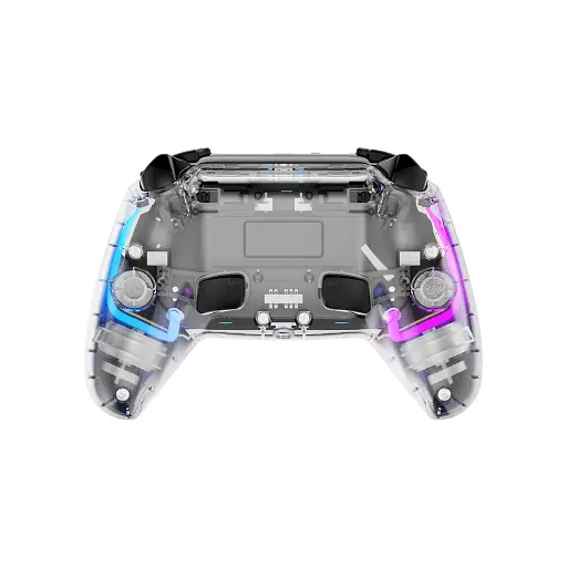 Геймпад GamePro GPS13T BT 5.3/USB/PC/iOS/Android/PS3/PS4 RGB Transparent (GPS13T) - фото 3