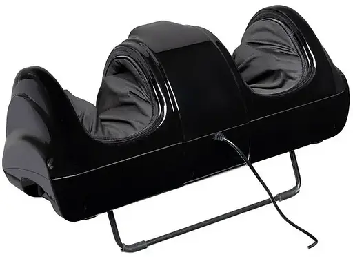 Массажер для ног (роликовый, компрессионный массаж, вибрация, прогрев) Benbo АМ-04 Черный - фото 4