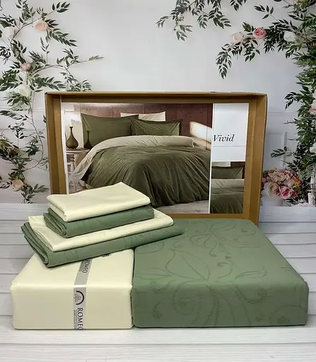 Постільна білизна Vivid Poplin Жаккард Romeo Home pbe0051795 - фото 2