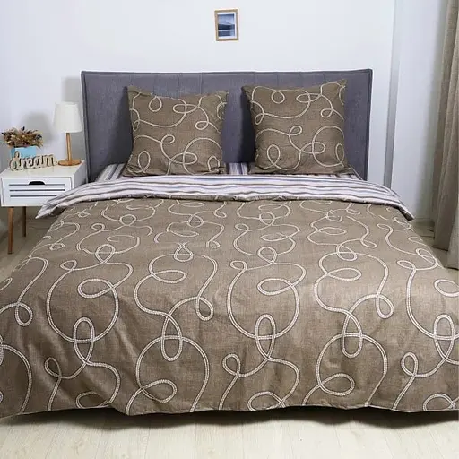 Комплект постільної білизни Viluta полуторний ранфорс 17157 100% бавовна - фото 2