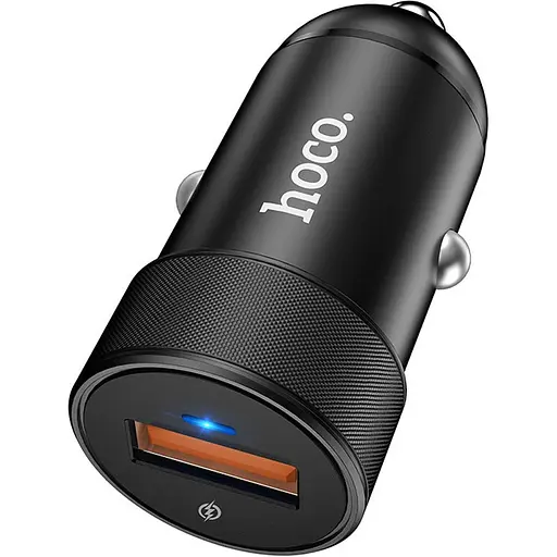 Автомобільний зарядний пристрій Hoco Z32A Flash Power USB-A Black (717788) [151282] - фото 4