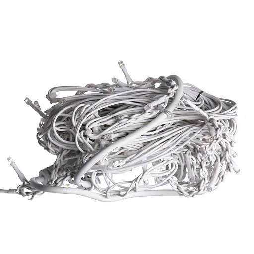 Новорічна гірлянда вулична Бахрома GarlandoPro 6 м 105 LED білий провід Жовте світло 6МWY - фото 3