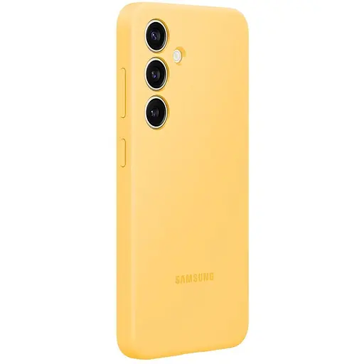 Оригінальний силіконовий чохол Samsung Silicone Case для Samsung Galaxy S24 Plus (S926) Yellow EF-PS926TYEGWW - фото 3