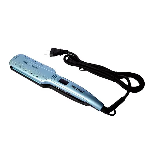 Випрямляч праска для волосся Kemei Km-9621 - фото 2