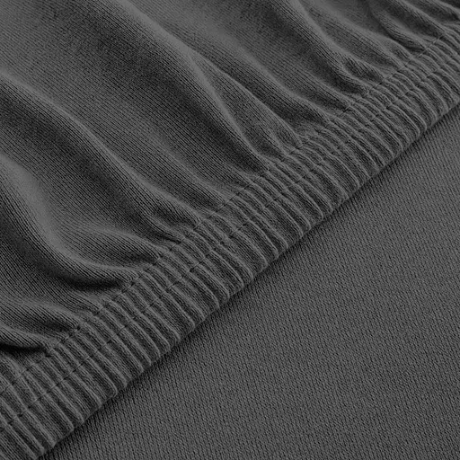 Простынь Ideia трикотажная на резинке 200х200х35 см (8-10985_т/серый) - фото 2