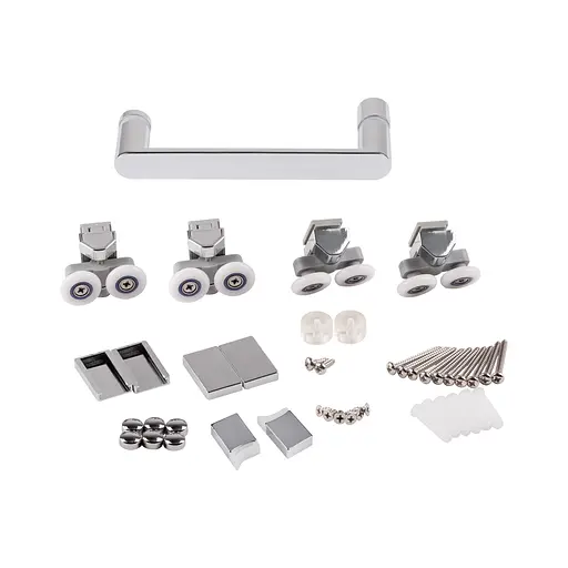 Душові двері в нішу Qtap Taurus CRM2013-14.C6 130-140x185 см, скло Clear 6 мм, покриття CalcLess, універсальні, прозорий - фото 8