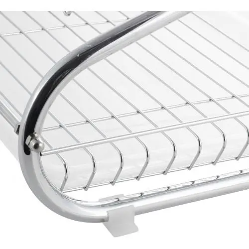 Сушка для посуду Ofenbach 2-х рівнева 52x24.5x37 см хромована сталь (100405) - фото 2