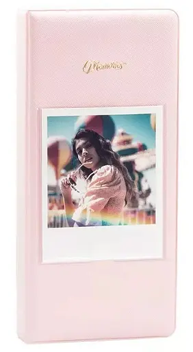 Набір камера Fujifilm Instax Wide 400 Фотопапір 20 шт. Прозорий чохол Фотоальбом на 64 фото рожевий - фото 7