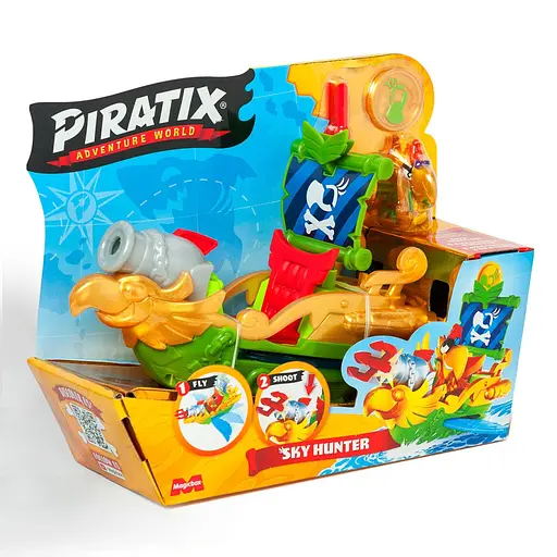 Дитячий іграшковий набір з фігурками "Піратський корабель Небесний мисливець" PIRATIX PPXSP114IN10 - фото 2