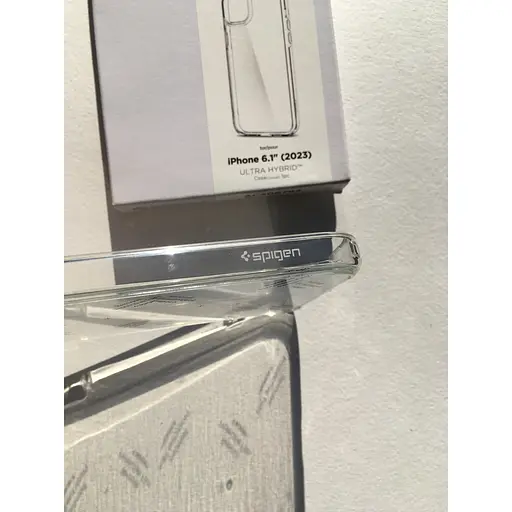 Протиударний прозорий чохол Spigen Ultra Hybrid  для iPhone 15 Crystal Clear ACS06481 - фото 6