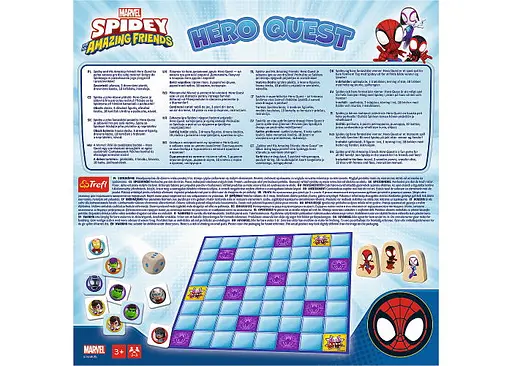 Настольная игра Trefl Квесты для героев. Дисней: Человек-паук (Hero Quest. Disney: Spidey and his Amazing Friends) (02436) - фото 2