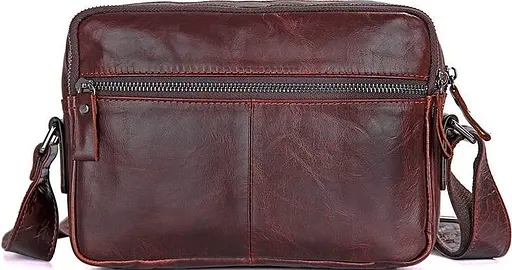 Чоловіча шкіряна сумка Vintage 23,5х17х5 см sum0012401 - фото 3