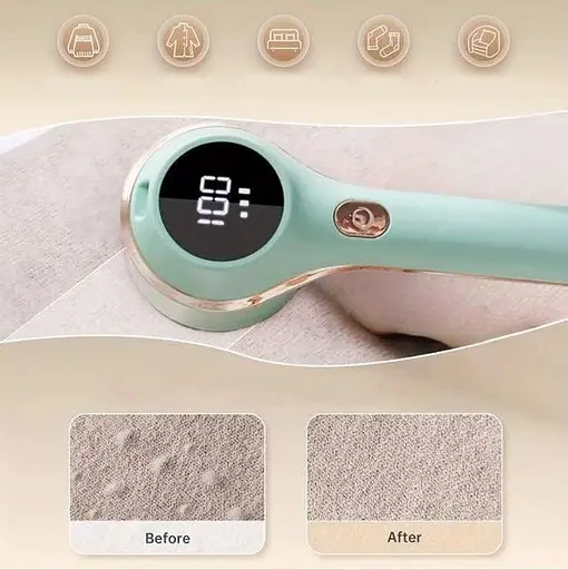 Машинка для стрижки катышек UKC Hair Ball Trimmer BB-002 аккумуляторная для одежды зеленая 5 Вт - фото 3