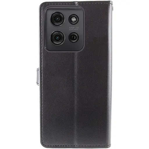 Шкіряний чохол-книжка GETMAN Gallant (PU) для Motorola Moto G75 5G Чорний - фото 5